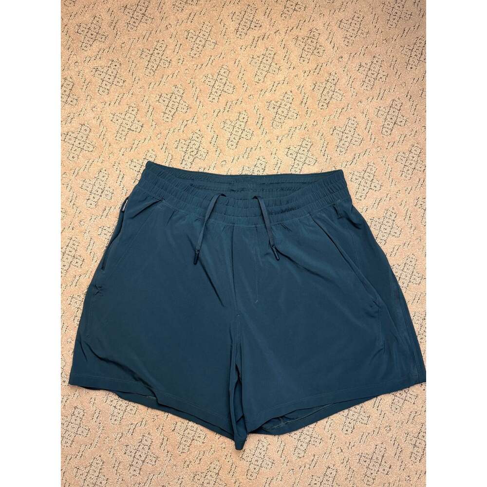 Lululemon Men's Lined Training Shorts Size M Teal